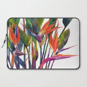 The bird of paradise Computer Cover by takmaj - Laptop Sleeve - 15"