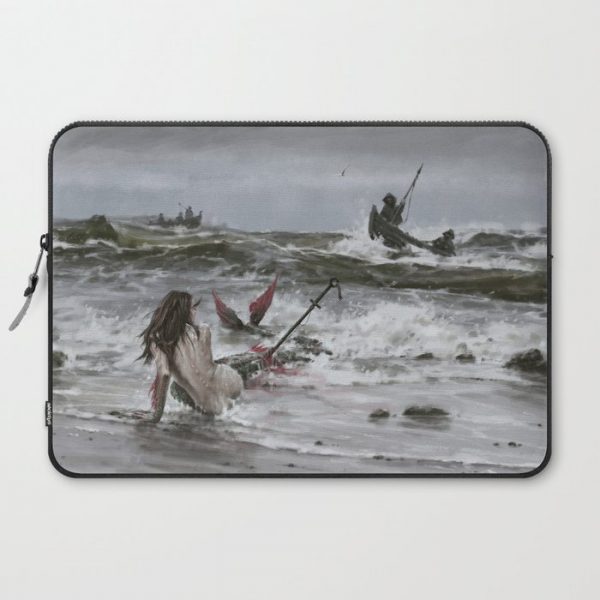 The last mermaid of the northern seas Computer Cover by Jakub Rozalski - Laptop Sleeve - 15"