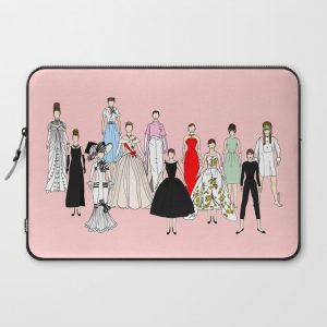 Think Pink Outfits Fashion Audrey Computer Cover by Notsniw - Laptop Sleeve - 15"