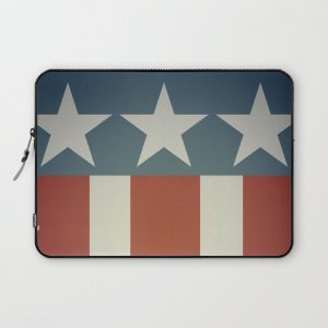 Three Starred Spangle Banner Computer Cover by Dirt Merchant - Laptop Sleeve - 13"