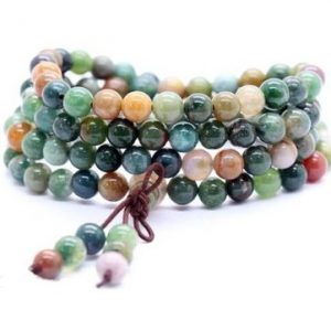 Tibetan Buddhist Agate Beads Bracelet