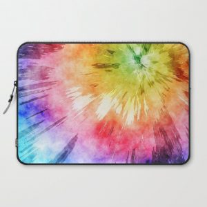 Tie Dye Watercolor Computer Cover by Phil Perkins - Laptop Sleeve - 15"