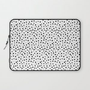 Tiny Doodle Dots Computer Cover by Heather Doucette - Laptop Sleeve - 13"