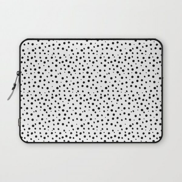 Tiny Doodle Dots Computer Cover by Heather Doucette - Laptop Sleeve - 13"