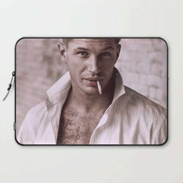 Tom Hardy Hardy Computer Cover by sandrab - Laptop Sleeve - 15"