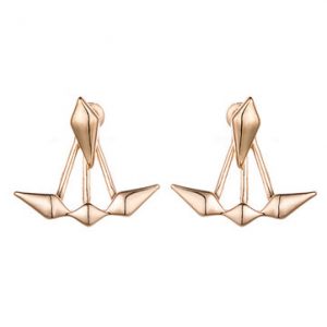 Trendy Geometric Double Side Earrings