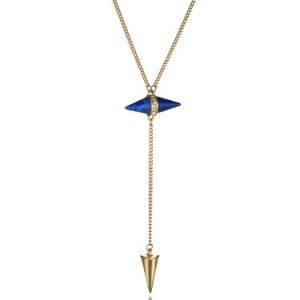 Triangle Synthetic Materials Necklace