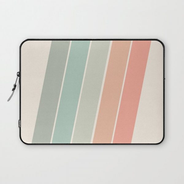 Trippin' - retro 70s socal minimal striped abstract art california surfing vintage Computer Cover by seventy eight - Laptop Sleeve - 13"