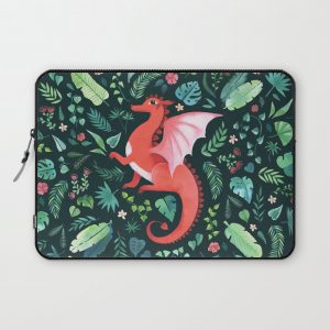 Tropical Dragon Computer Cover by littleclyde - Laptop Sleeve - 13"