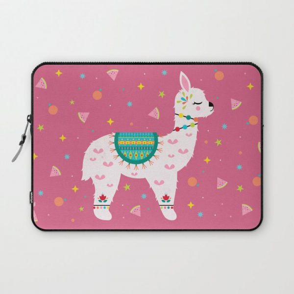 Tutti Frutti Alpaca Computer Cover by Carly Watts - Laptop Sleeve - 13"