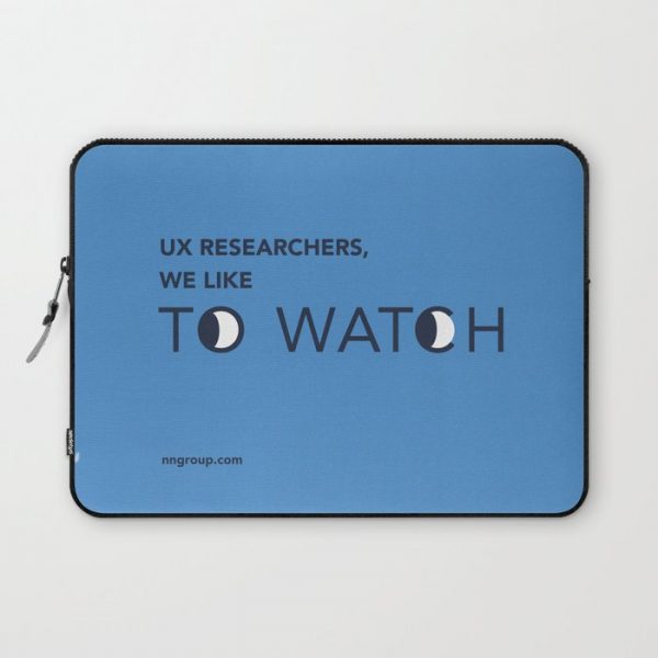 UX Researchers Computer Cover by Nielsen Norman Group - Laptop Sleeve - 13"