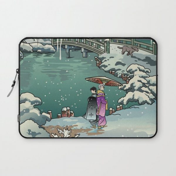 Ukiyo-e: Yuri on Ice Computer Cover by GiuliaHepburn - Laptop Sleeve - 13"