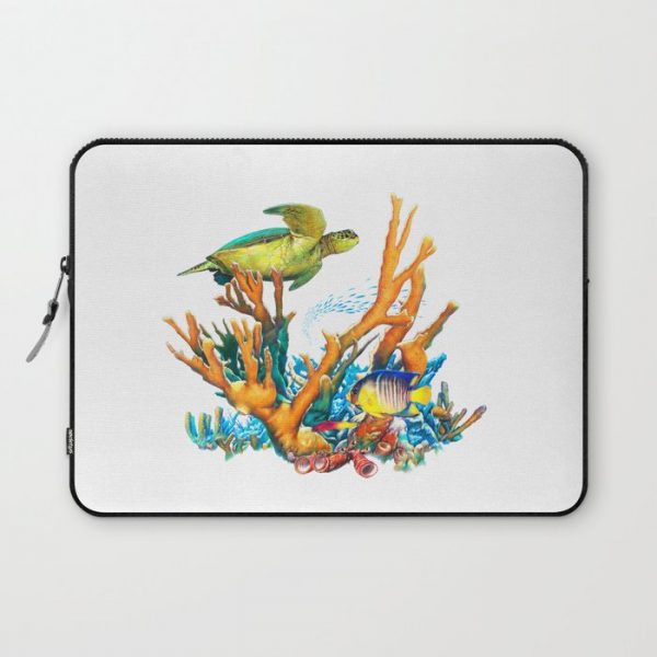 Under The Sea Computer Cover by Salmoneggs - Laptop Sleeve - 13"