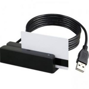 Uniform Industrial MSR213U-12AUKNR MSR213U - Magnetic card reader (Tracks 1 & 2) - USB - Black