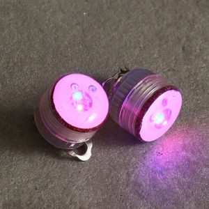 Unisex Funny Button Led Ear Clip