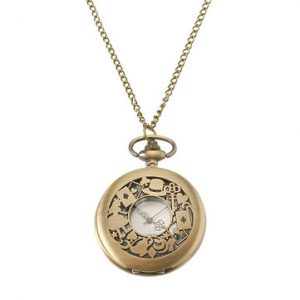 Unisex Retro Watch Hollow Women Hat Poker Pocket watch