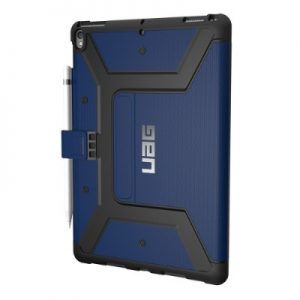 Urban Armor Gear IPDP10.5-E-CB iPad Pro 10.5 Metropolis Case Silver Logo/Black-Retail Packaging - Cobalt