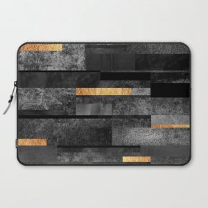 Urban Black & Gold Computer Cover by Elisabeth Fredriksson - Laptop Sleeve - 15"