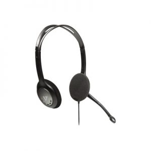 V7 HA202-BULK-2N HA202-2NP - Headset - on-ear - wired - 3.5 mm jack - black