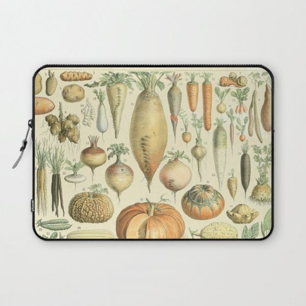 Vegetable Identification Chart Computer Cover by LogicalToad - Laptop Sleeve - 13"