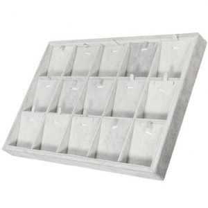 Velvet Necklace Organizer Holder Jewelry Boxes