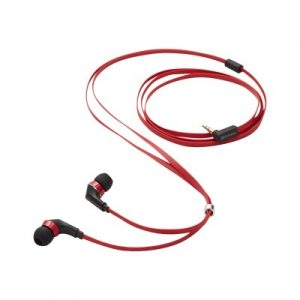 Verbatim 99209 TANGLE-FREE EARPHONES RED/BLACK