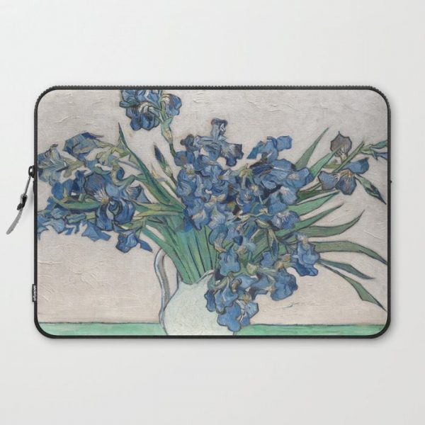 Vincent Van Gogh Irises 1888 Computer Cover by colorfuldesigns - Laptop Sleeve - 15"