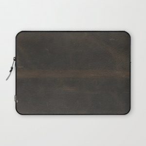 Vintage leather texture Computer Cover by Patterns and Textures - Laptop Sleeve - 13"