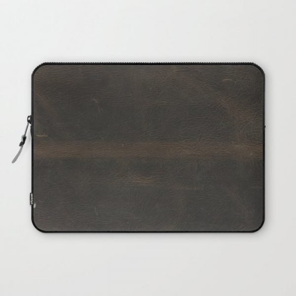 Vintage leather texture Computer Cover by Patterns and Textures - Laptop Sleeve - 13"