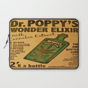 Vintage poster - Dr. Poppy's Wonder Elixir Computer Cover by Vintage Images - Laptop Sleeve - 13"