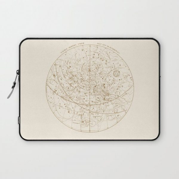 Visible Heavens - Gold Computer Cover by Aster - Laptop Sleeve - 13"