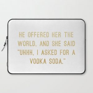 Vodka Soda Computer Cover by RandomActsOfCotton - Laptop Sleeve - 15"