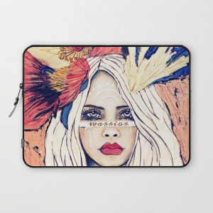 WARRIOR GIRL PAINTING Computer Cover by Lisa Ferrante - Laptop Sleeve - 13"