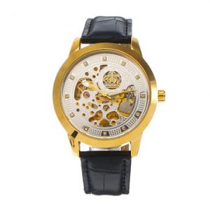 WEIGUAN Rhinestone Mechanical Automatic Watch