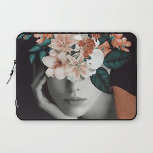 WOMAN WITH FLOWERS 7 Computer Cover by dada22 - Laptop Sleeve - 13"