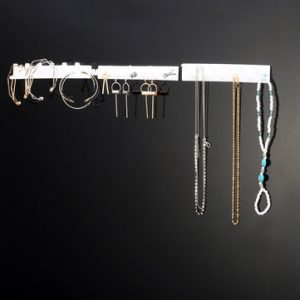 Wall Cabinet Convenience Jewelry Set Holder Stick Discretionary Display Hook