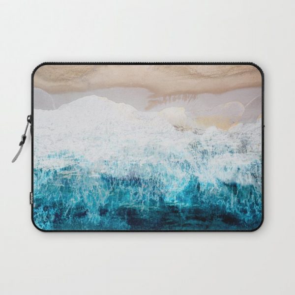 Watercolour Summer beach III Computer Cover by Nadja - Laptop Sleeve - 13"