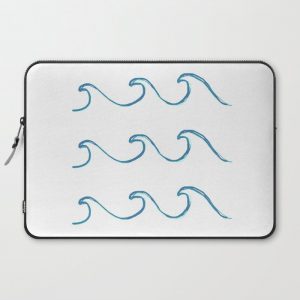 Waves Computer Cover by short stories gallery - Laptop Sleeve - 15"