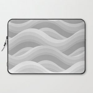 Wavy - Grey Computer Cover by LY DESIGN - Laptop Sleeve - 15"