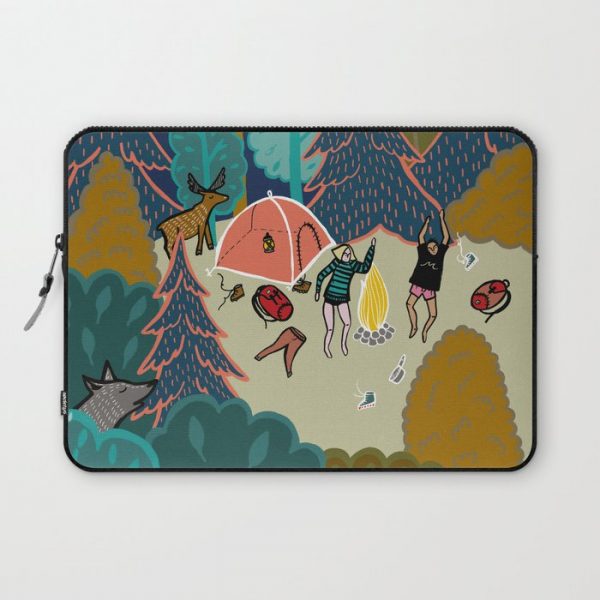 Welcome to Our Place in the Woods Computer Cover by VeeraNoir - Laptop Sleeve - 13"