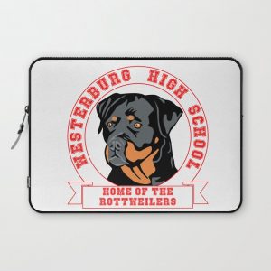 Westerburg High School Home of the Rottweilers Computer Cover by Gen X Is Dead - Laptop Sleeve - 13"