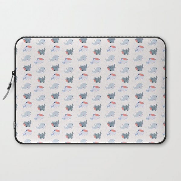 Whale Shark Buddies Computer Cover by Afternoon Fika - Laptop Sleeve - 15"