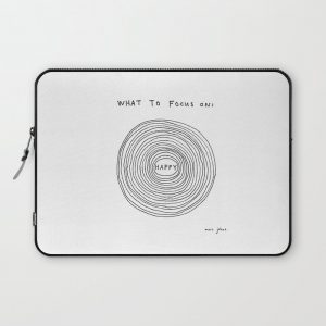 What to focus on Computer Cover by Marc Johns - Laptop Sleeve - 13"