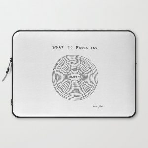 What to focus on Computer Cover by Marc Johns - Laptop Sleeve - 15"