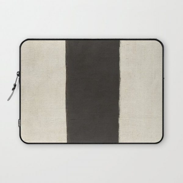 White Black Computer Cover by Fernando Vieira - Laptop Sleeve - 13"