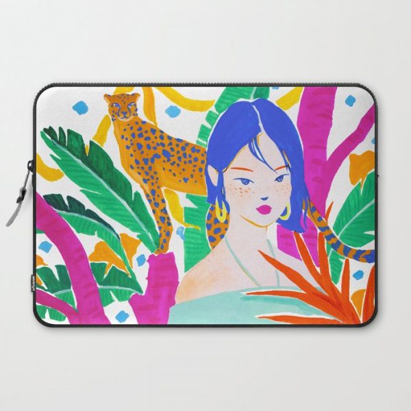 Wild Jungle Computer Cover by Sun Lee - Laptop Sleeve - 15"