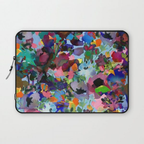 Wild and Wonderful Wildflowers Computer Cover by Pamela Gatens - Laptop Sleeve - 13"