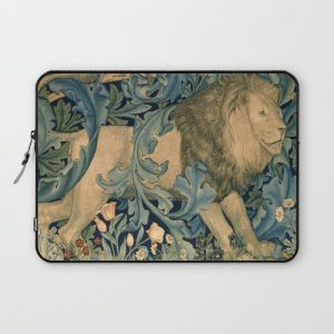 William Morris "Forest - Lion" Computer Cover by Alexandra_Arts - Laptop Sleeve - 13"