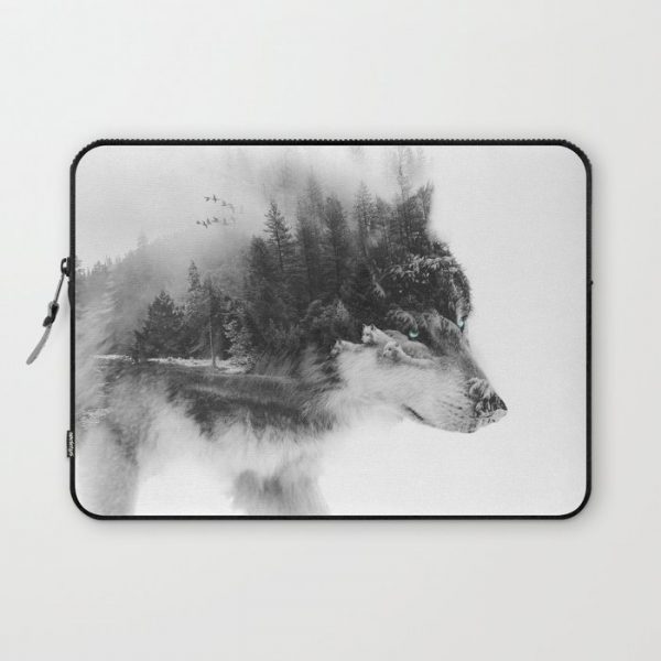 Wolf Stalking Computer Cover by FlaglerSupply - Laptop Sleeve - 13"