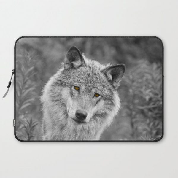 Wolf eyes Computer Cover by Anita Price Foto - Laptop Sleeve - 15"